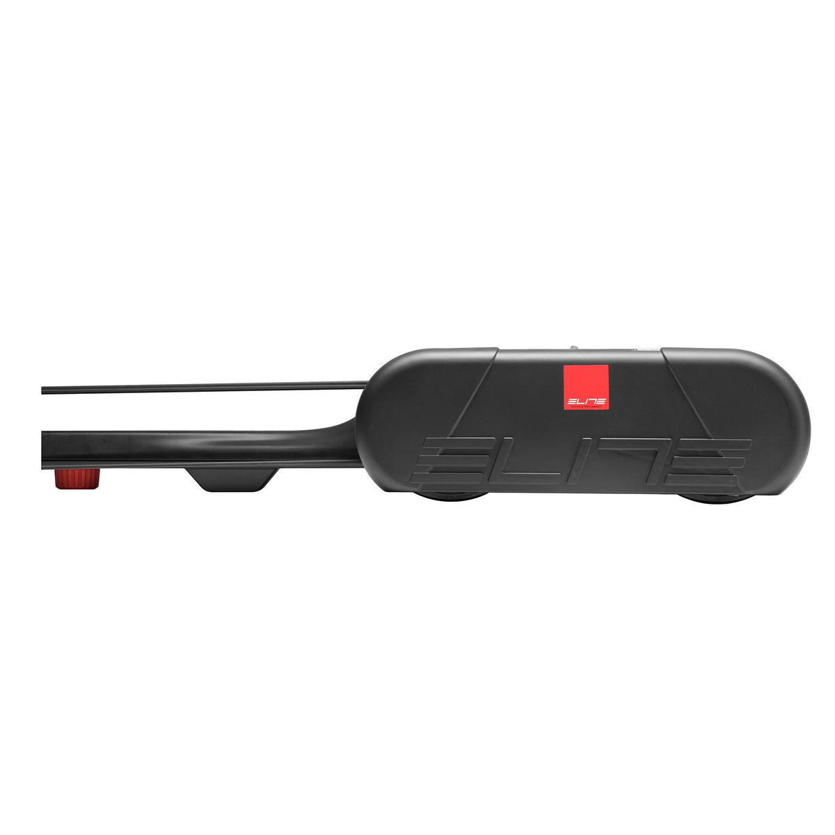 Elite Quick-Motion rear drum housing in side profile, rail running to the left