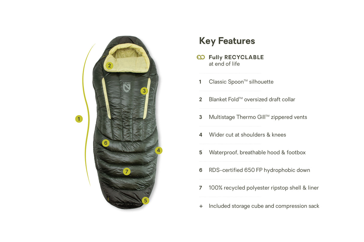 Disco (15°F / -9°C) Womens Sleeping Bag