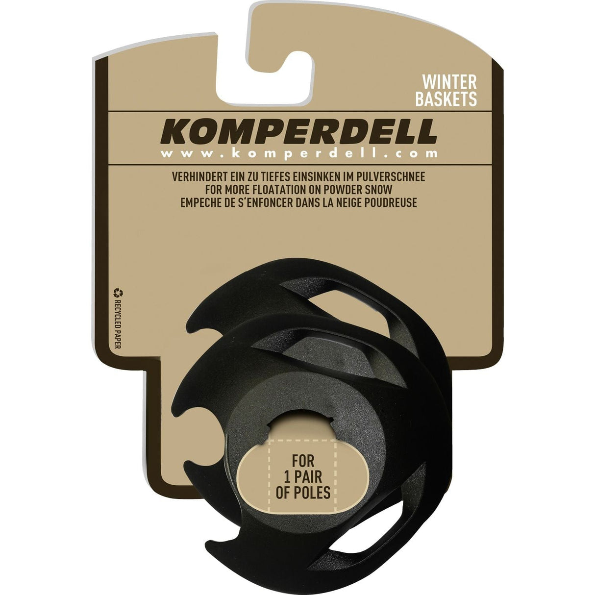 Komperdell Pole Basket Regular UL Iceflake FXP Basket 102071