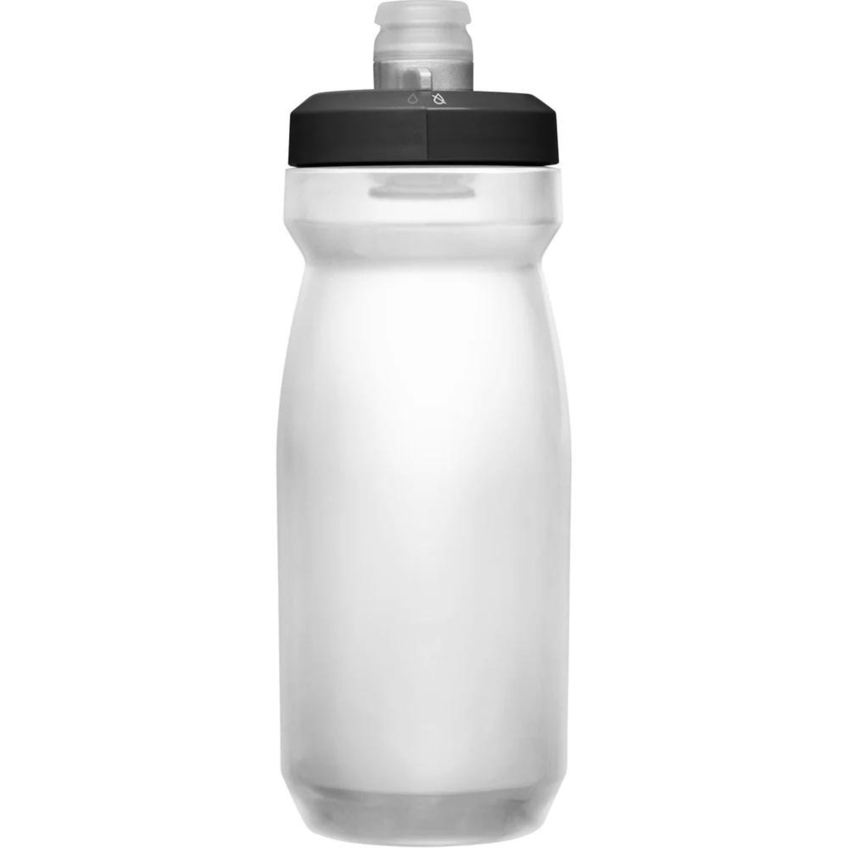 CamelBak Podium bottle in Custom Clear/Black, plain side view