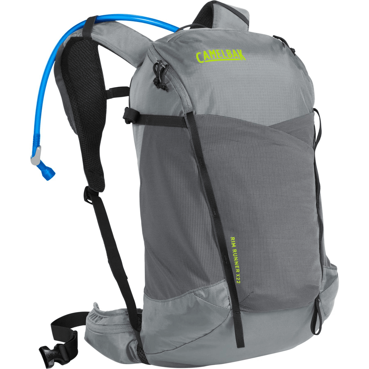 Camelbak Hydration Day Pack Grey Flannel/Lime Punch Rim Runner X22 CB2714001000