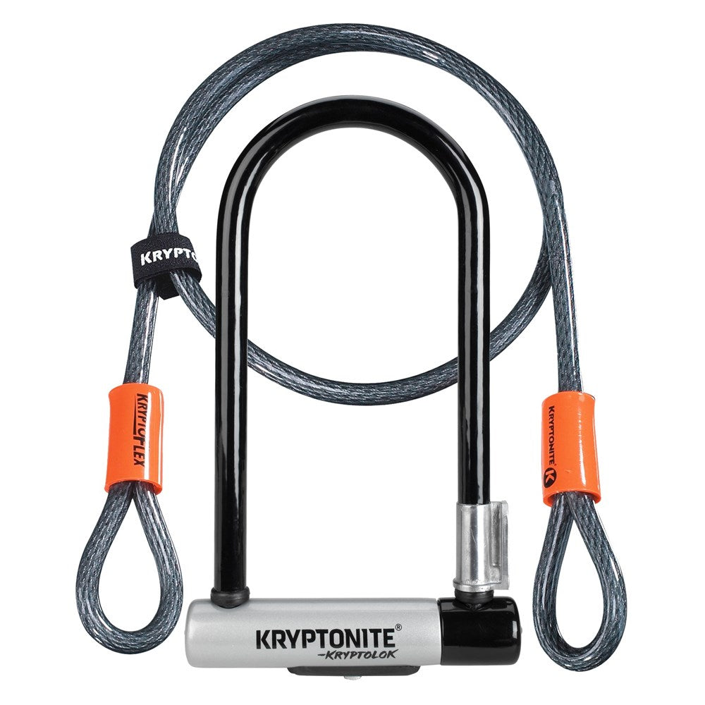 Kryptolok Series 2 U-Lock W/Kryptoflex Cable W/BKT 122cm x 10.2cm x 22.9cm (3C)