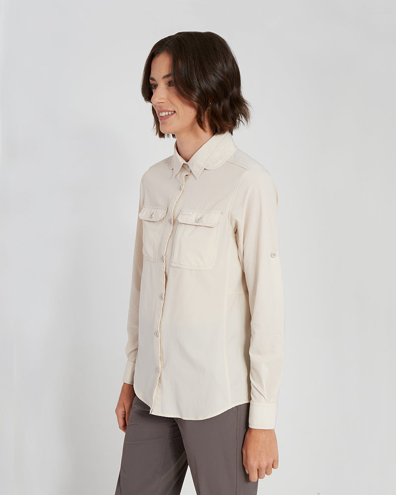 XTM Womens Cumberland Hike Long-Sleeve Shirt Stone