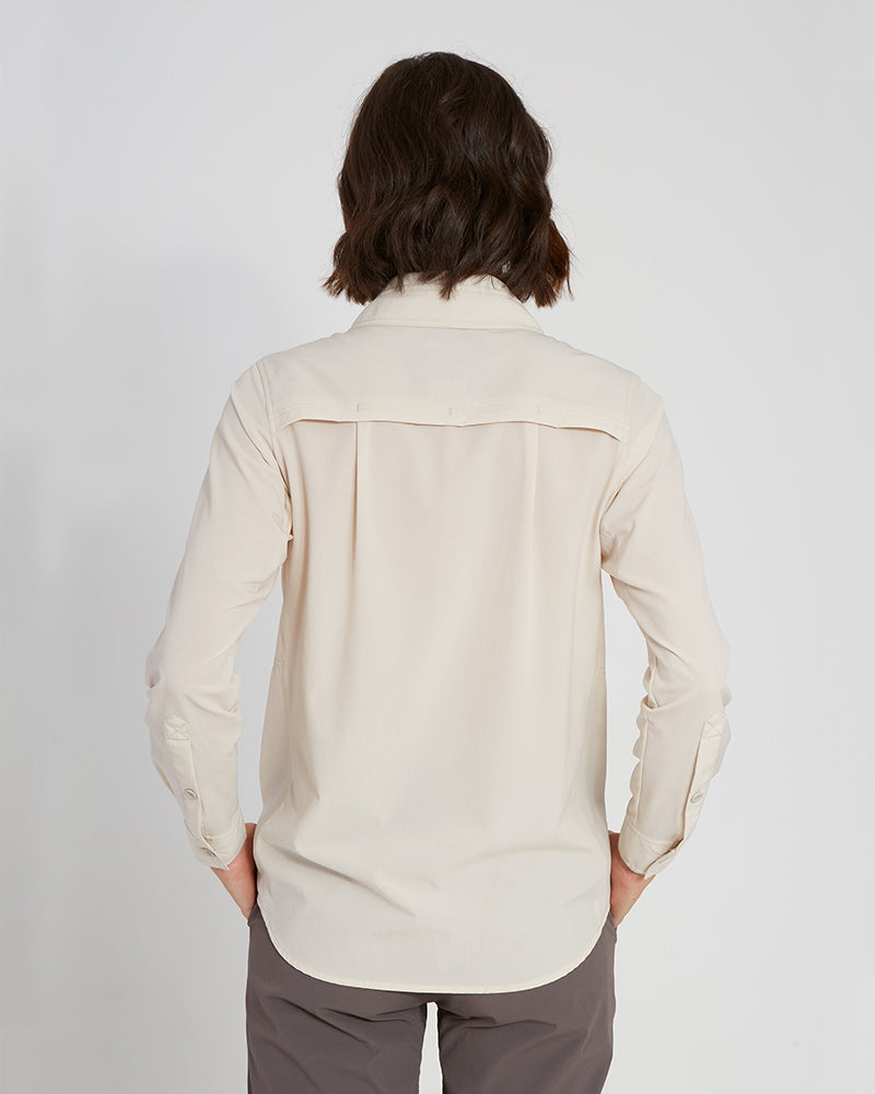 XTM Womens Cumberland Hike Long-Sleeve Shirt Stone