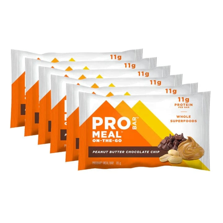 Probar Energy Bar 6 Pack / Peanut Butter Chocolate Chip Probar Meal Bars PB-MPCC6