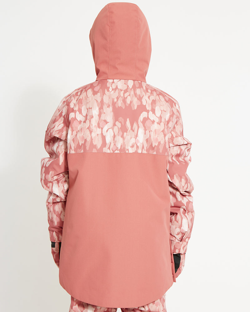 XTM Kids Riley Ski Jacket Anorak - Dusty Pink Soft Camo