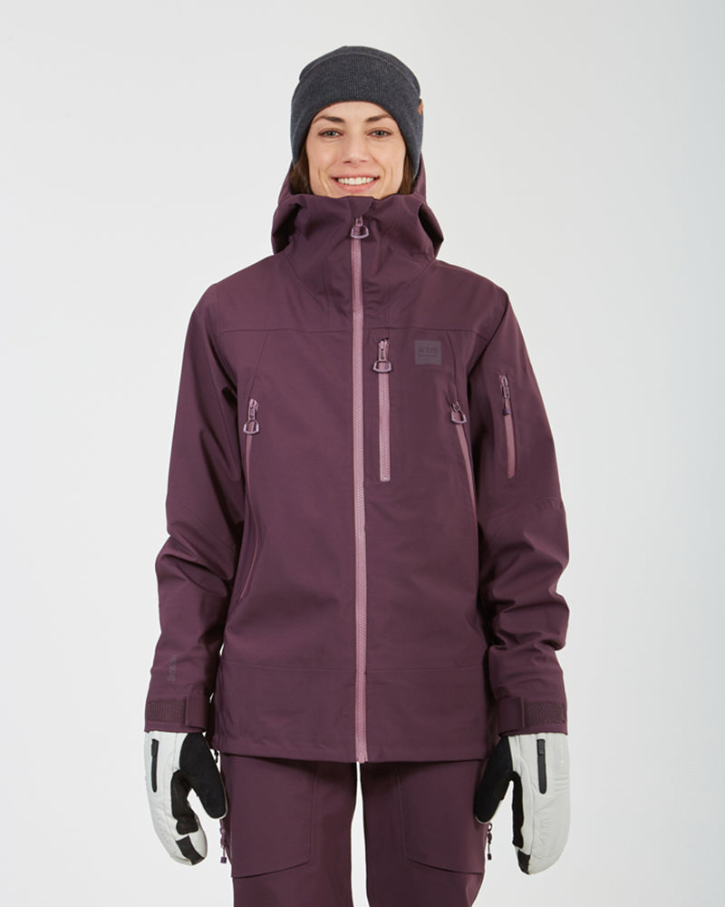XTM Womens Solitaire Ski Jacket Plum