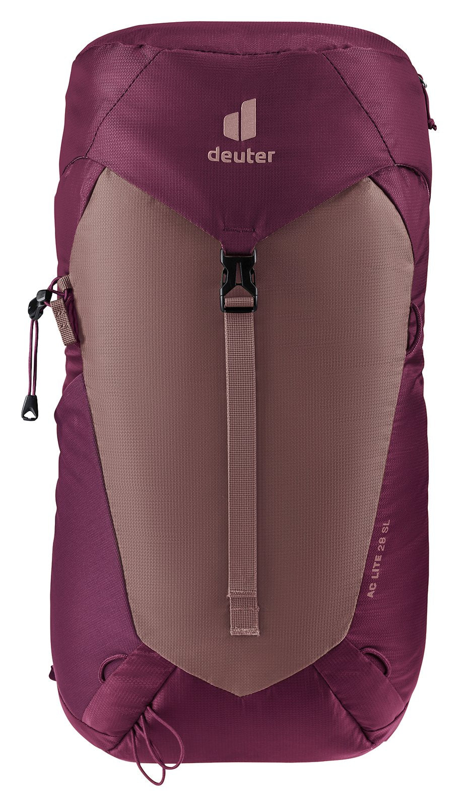 Deuter AC Lite 28 SL in Ashrose Cassis, straight-on front view