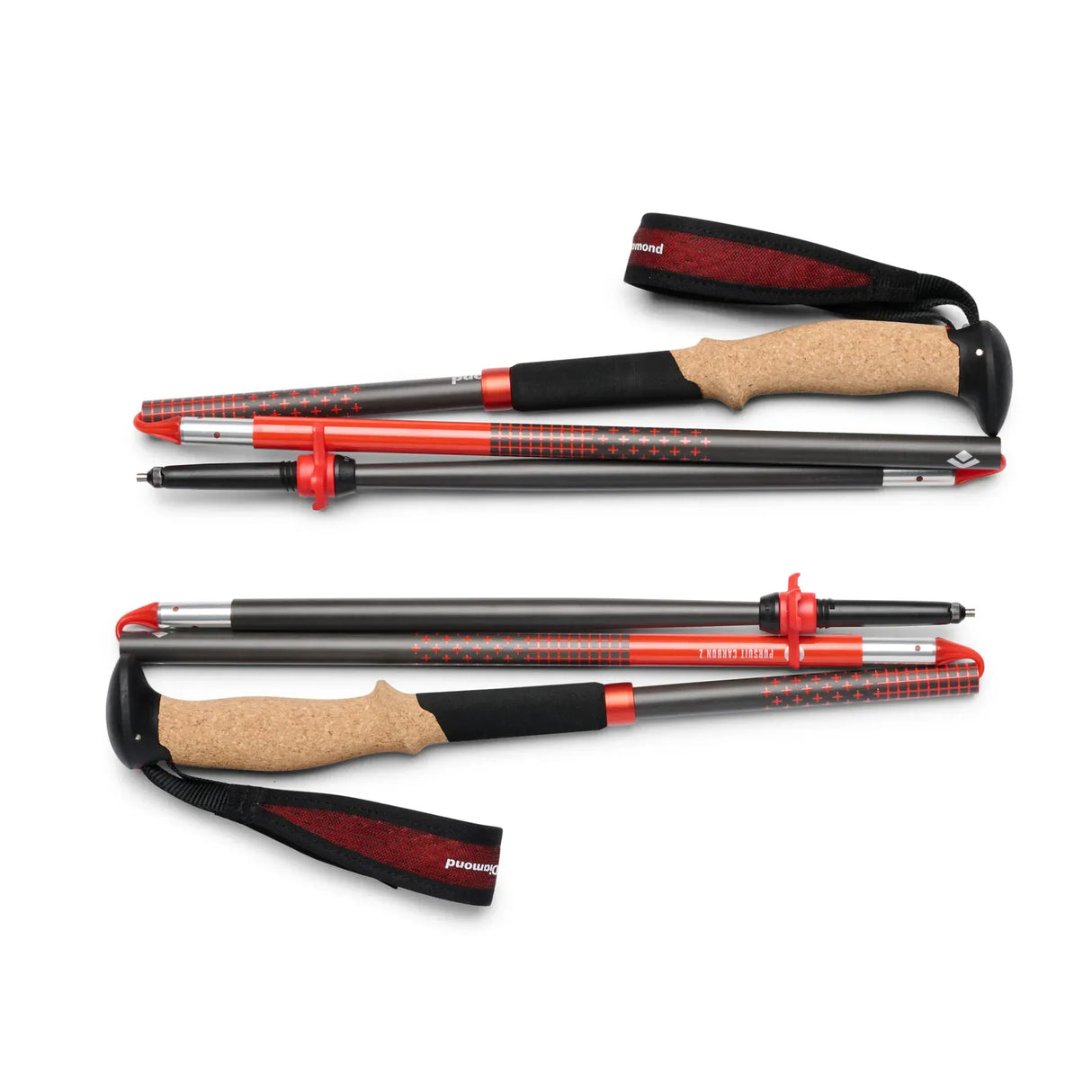 Black Diamond Trekking Poles 120cm Pursuit Carbon Z Poles BD11000680011201