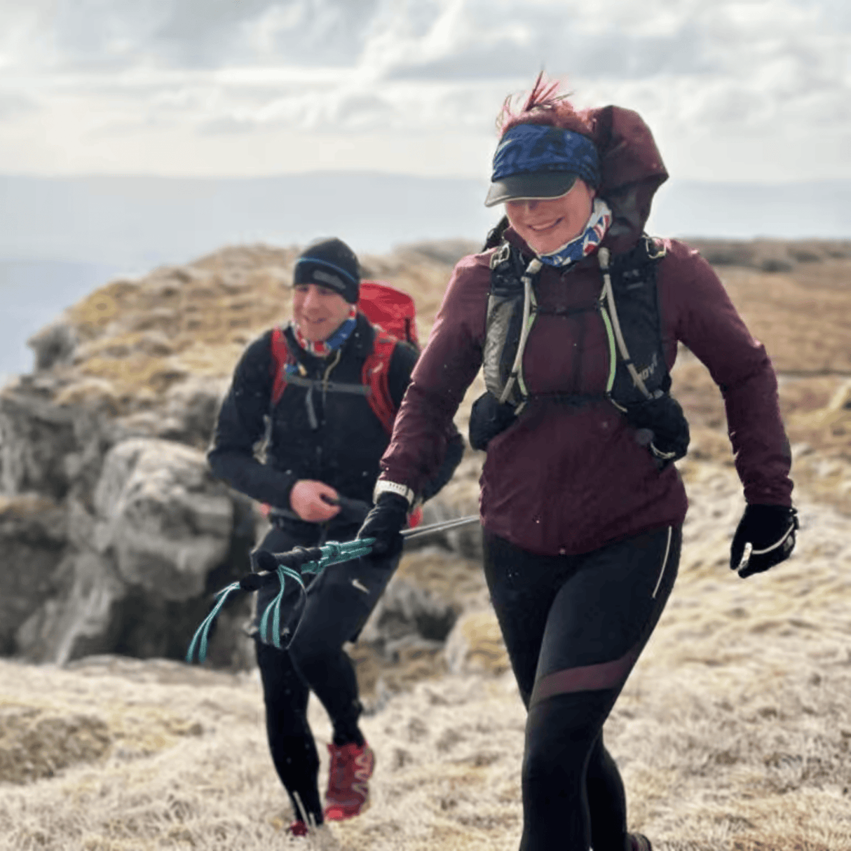 Black Diamond Trekking Poles Distance Carbon FLZ Womens Trekking Poles