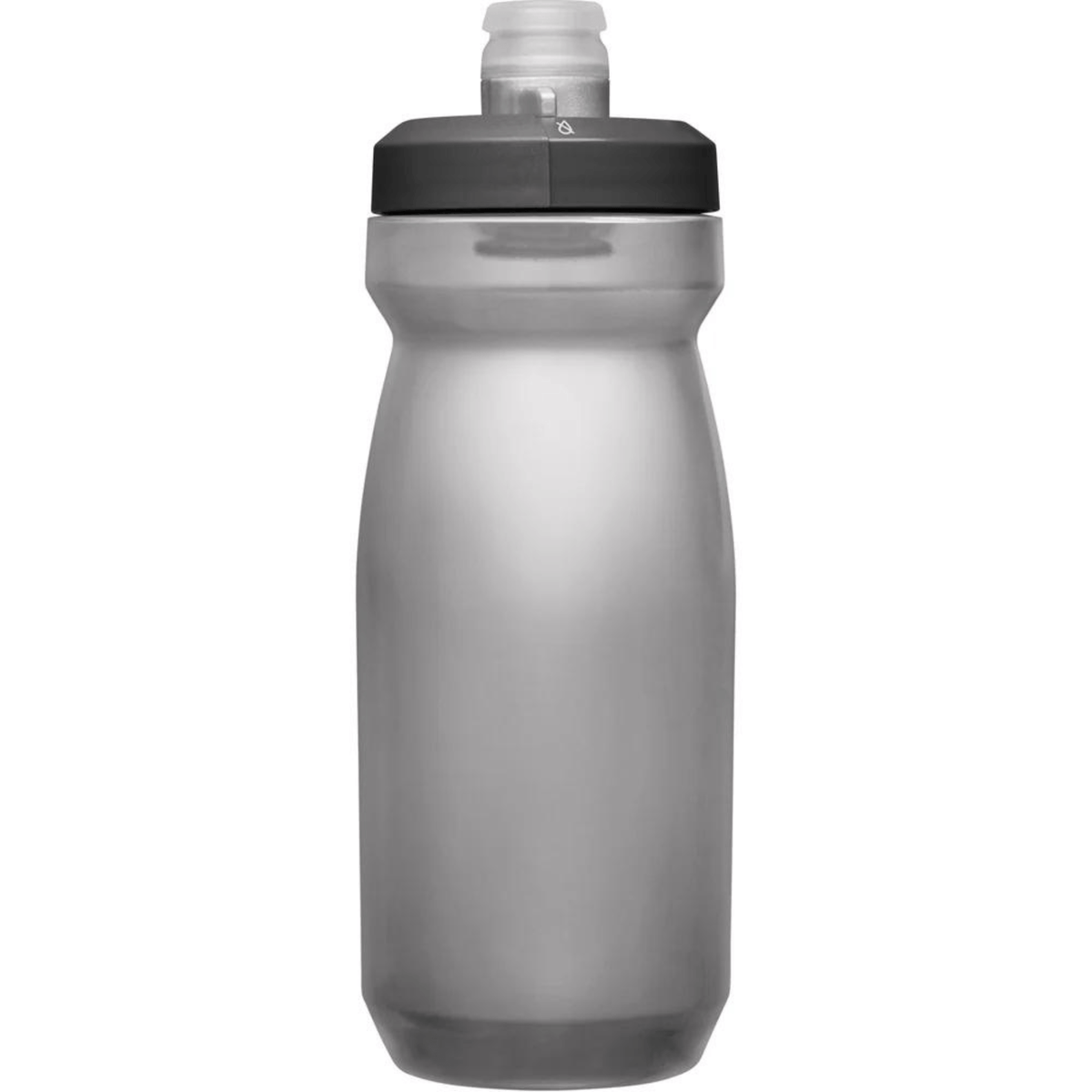 Smoke grey Podium bottle seen from the rear quarter, no logo visible
