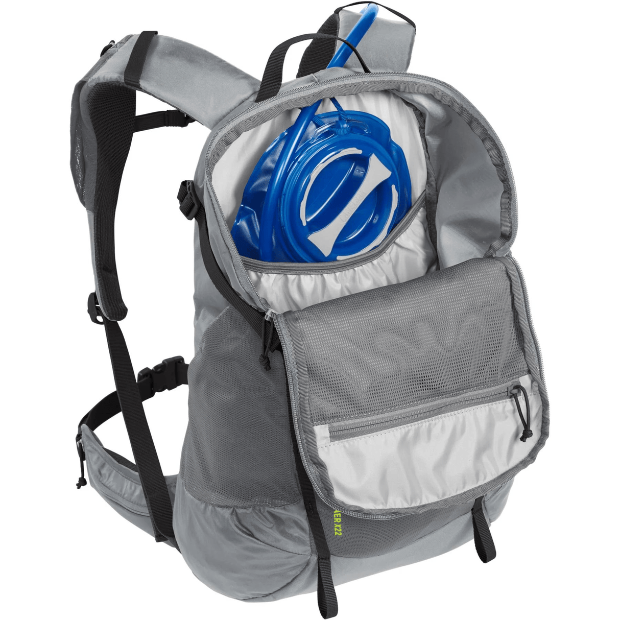 Camelbak Hydration Day Pack Grey Flannel/Lime Punch Rim Runner X22 CB2714001000