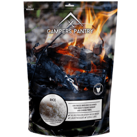 Campers Pantry Dehydrated Meals 150g / Rice Freeze-dried Pantry Ingredients CPR15018