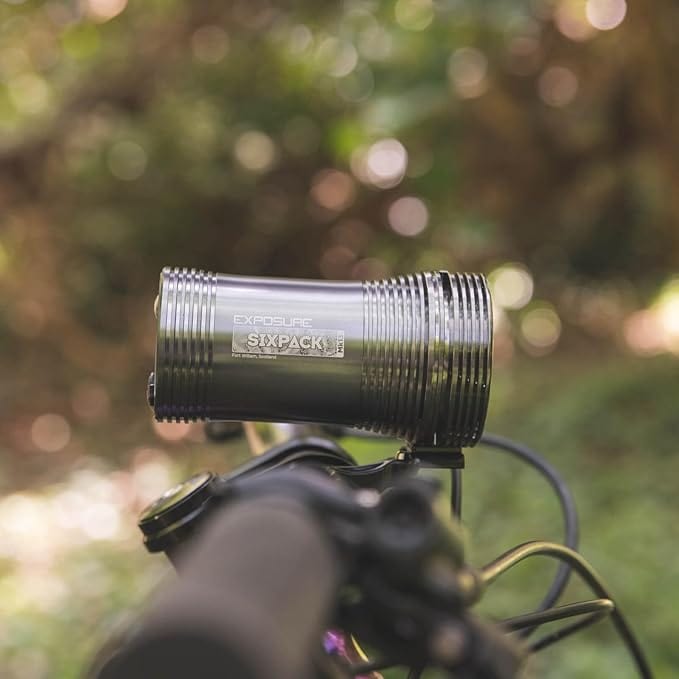 Exposure Lights Bike Light Front & Rear Pair Gun Metal Exposure Six Pack Mk13 EL-6PK13GMB