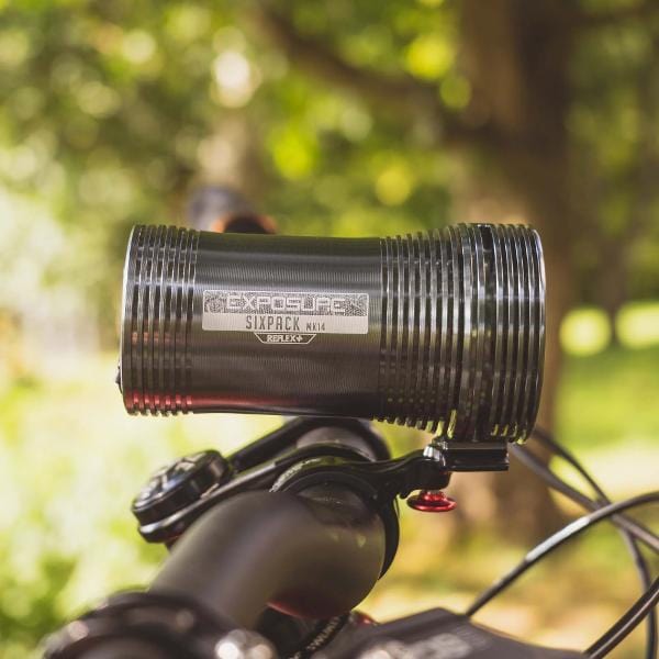 Exposure Lights Bike Light Front & Rear Pair Gun Metal Exposure Six Pack Mk14 EL-6PK14GMB