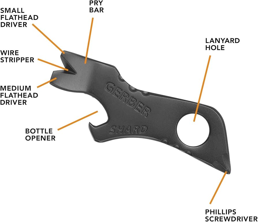 Gerber Multi-tools Shard Keychain Tool GE1769