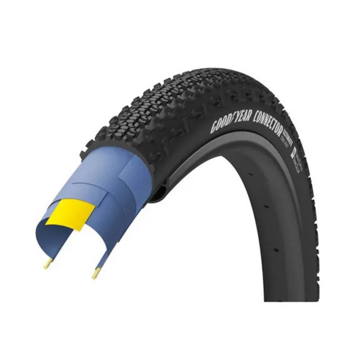 Goodyear Gravel Tyres Black / 700x40 Connector Ultimate Tubeless Complete GY00940622V003