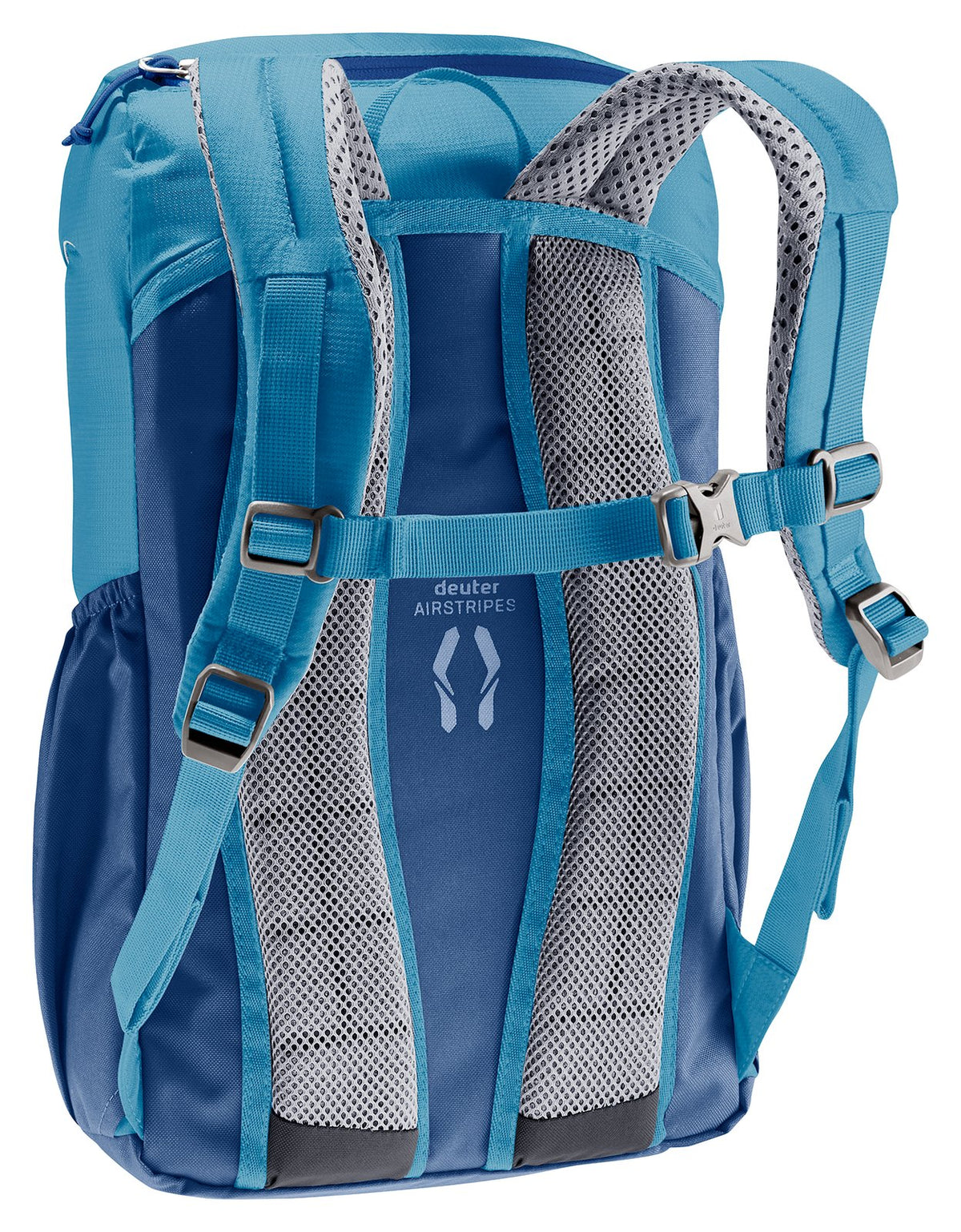 Deuter Junior rear three-quarter view of the shoulder straps and sternum strap