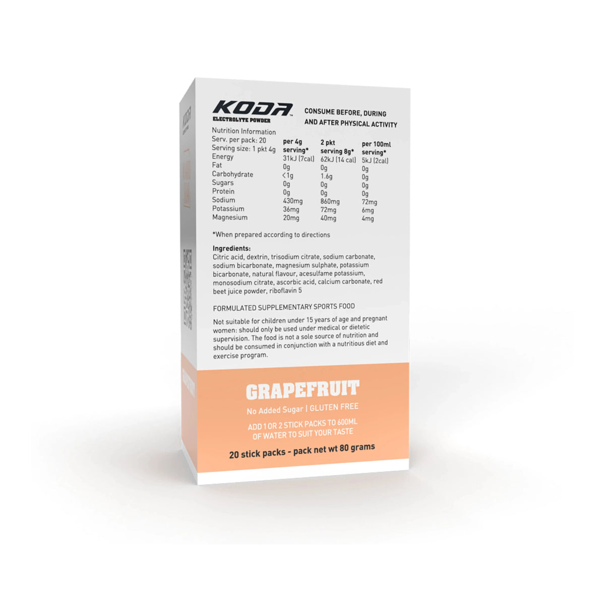 Koda Electrolyte Powders Koda Electrolyte Sticks