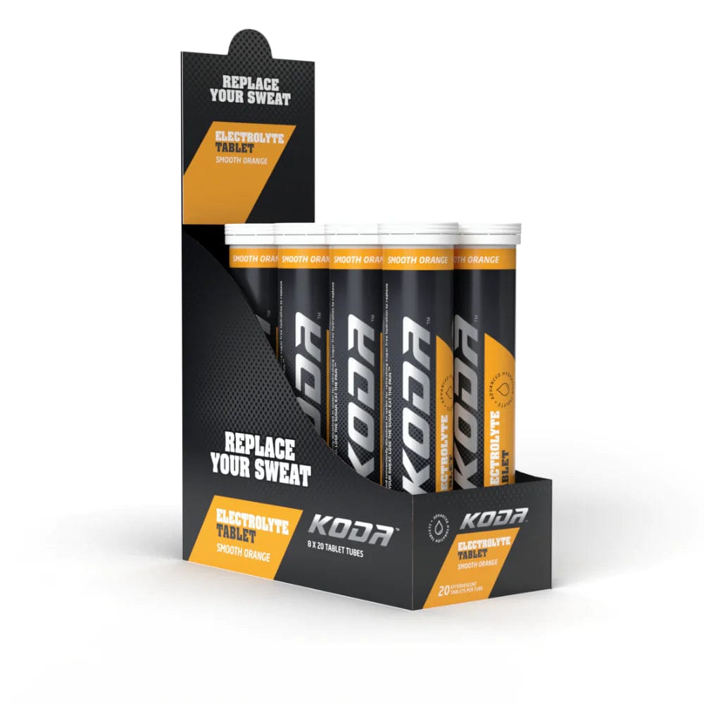 Koda Electrolyte Tablets Smooth Orange / Box of 8 Electrolyte Tablets OETDP8