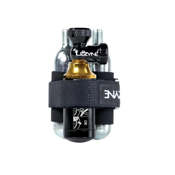 Lezyne CO2 Inflation System With 2 20G Cartridges Tubeless CO2 Blaster LZ1PKTBC2V104