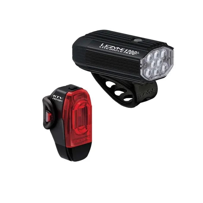 Lezyne Handlebar Lights Lite Drive 1200+ /  KTV Drive Pro+ Pair LZ1LED16PV737