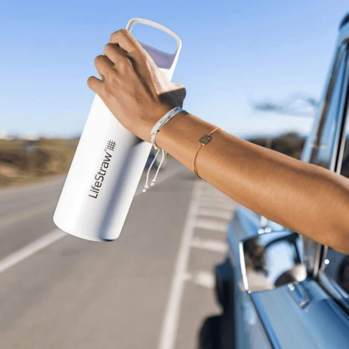 LifeStraw Water Bottle Go 2.0 Stainless Steel Water Filter Bottle