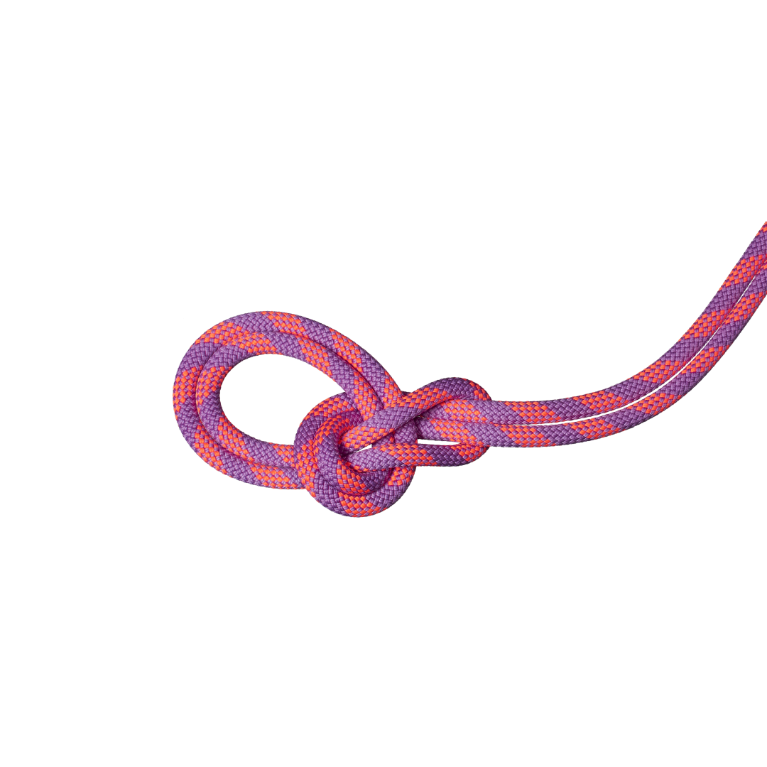 Mammut Climbing Rope 60 m / Lavandin-Vibrant Orange 9.5 Crag Dry Rope Duodess 2010-06290