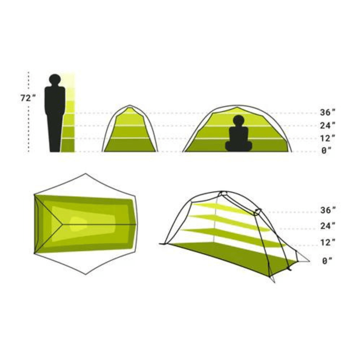 Nemo Tent Hornet OSMO Ultralight Backpacking Tent (Updated)