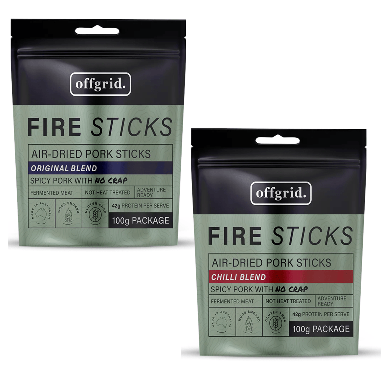 Offgrid Prepared Meals & Entrées Firestick Shelf Stable Salami