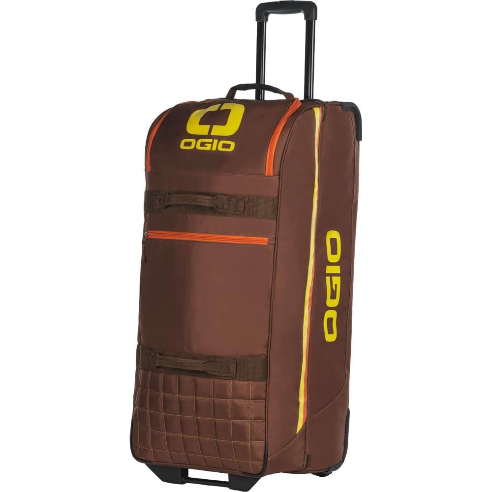 OGIO Trucker in Stay Classy from the front left, showing the side stripe and front zip pocket