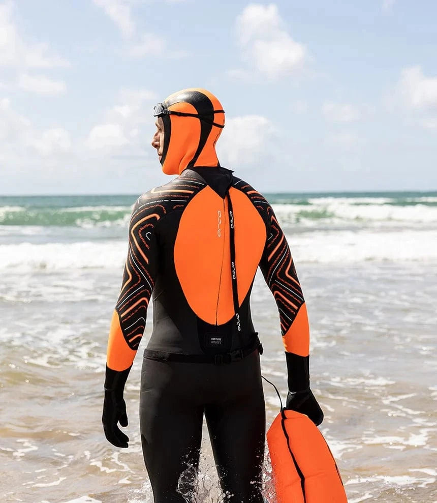 Orca Wetsuit Hoods Hi-Vis Neoprene Hood - Orange