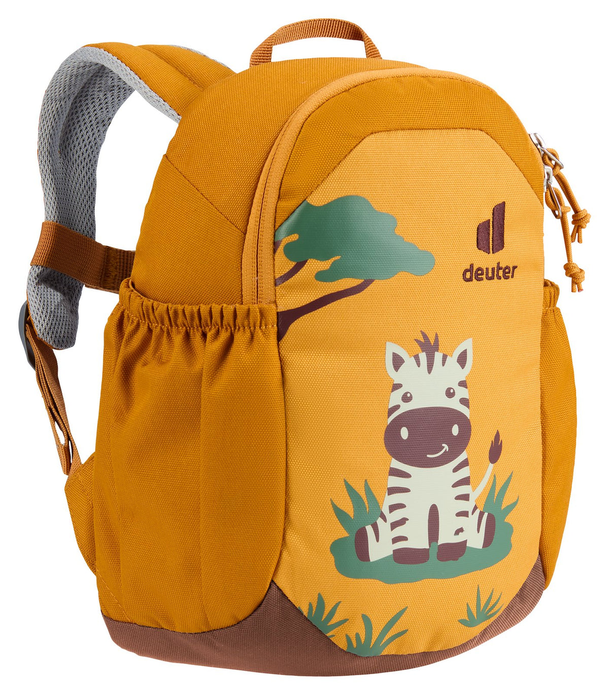 Deuter Pico in Amber Maple, front three-quarter view from the left