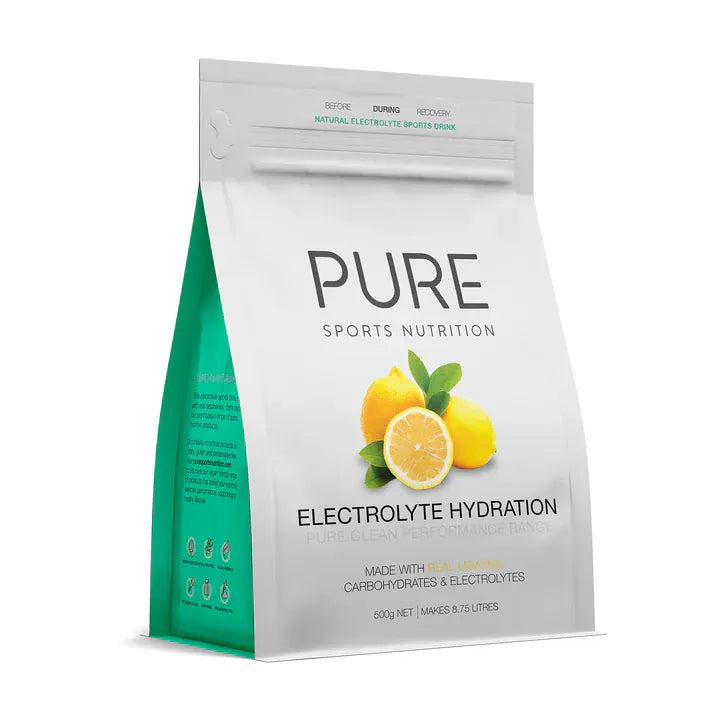 Puresport Electrolyte Powders Lemon / 500g Pouch Electrolyte Hydration 500L