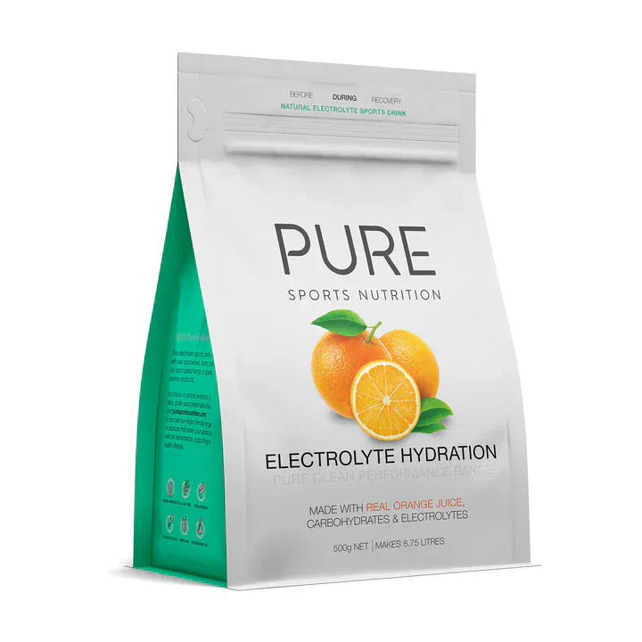 Puresport Electrolyte Powders Orange / 500g Pouch Electrolyte Hydration 500O
