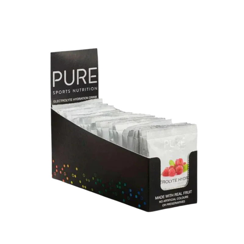 Puresport Electrolyte Powders Raspberry / Box of 25 Electrolyte Hydration 42R-INNER