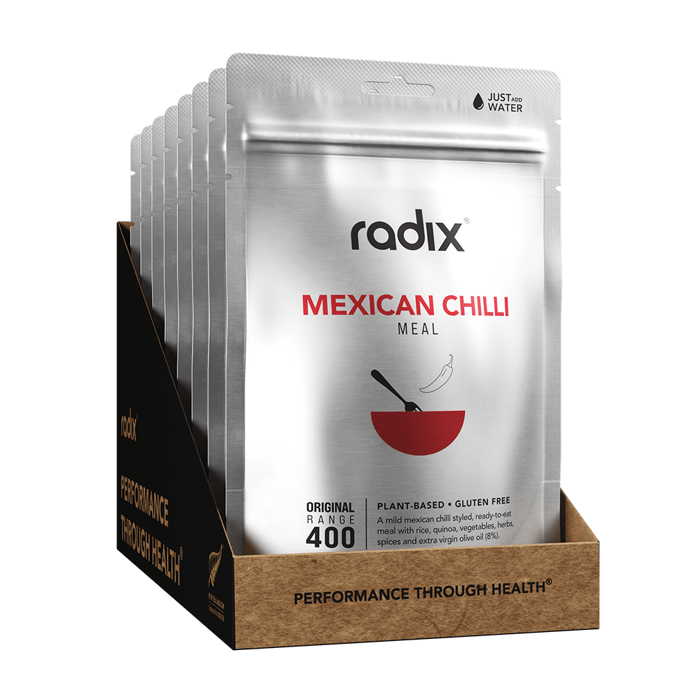 Radix Dehydrated Meals 8 Pack (400 kcal) / Mexican Chilli / 9.0 Original Meals 9421036751963