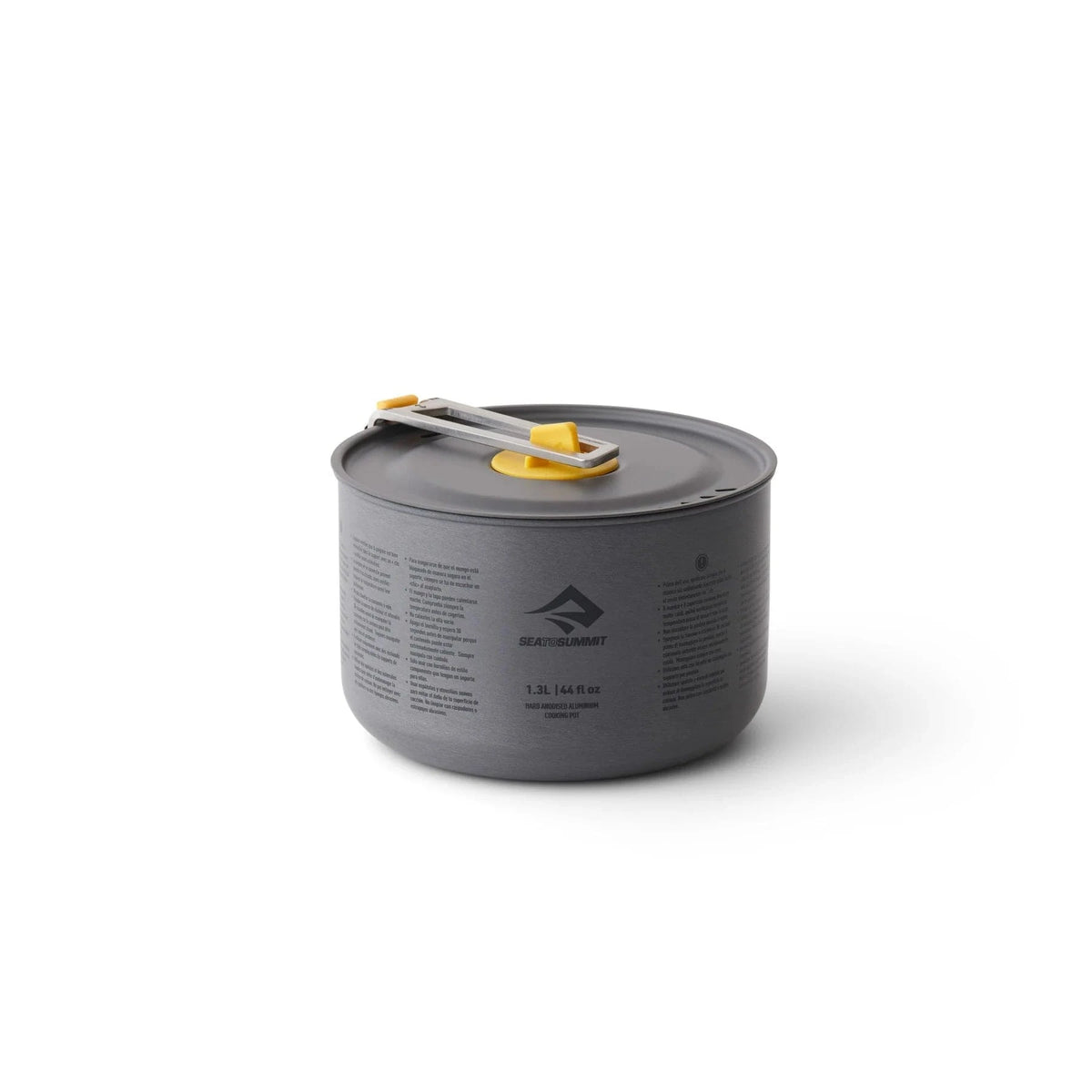 Frontier UL One Pot Cook Set packed, handle reversed to clamp the lid shut
