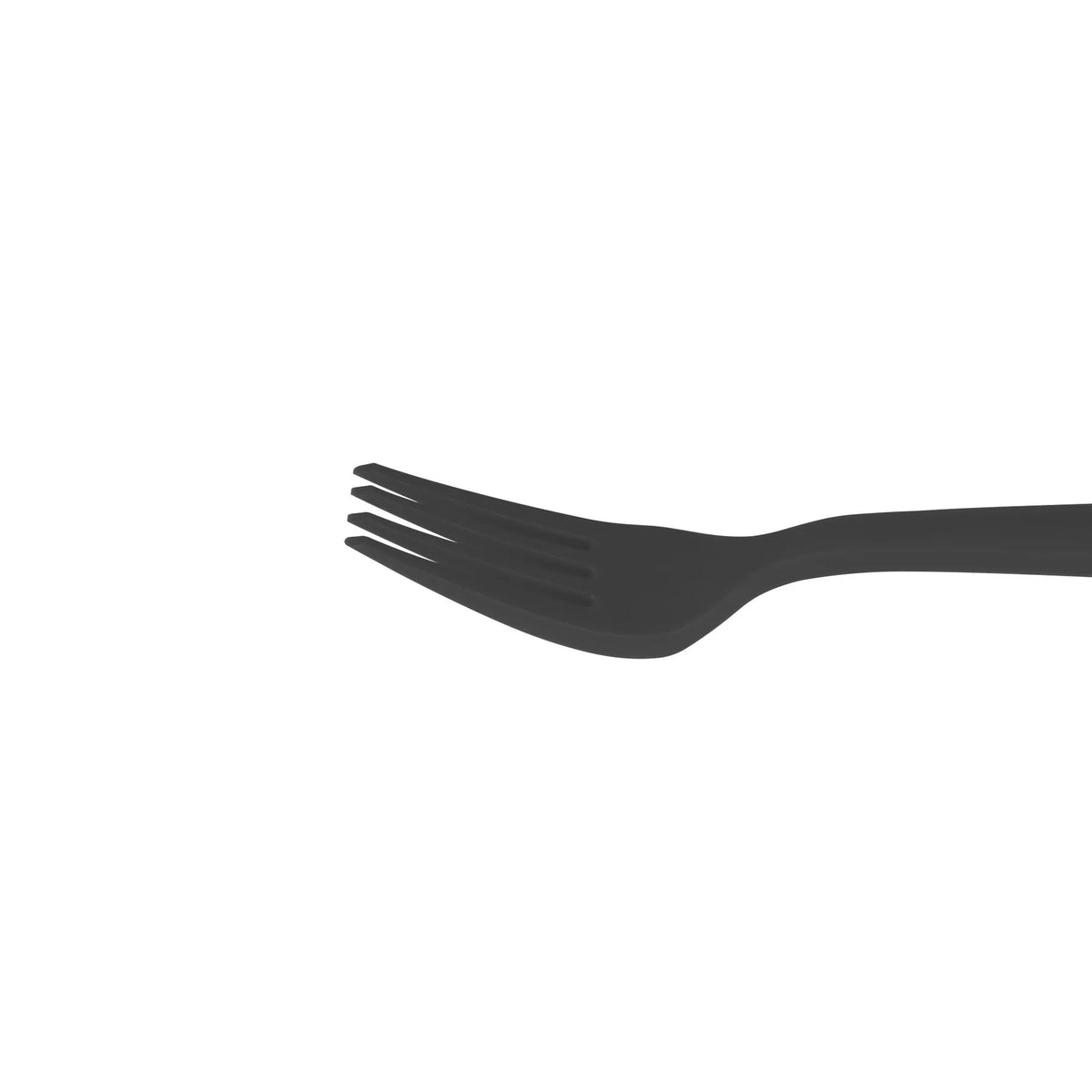 Close-up of the Charcoal fork tines and neck