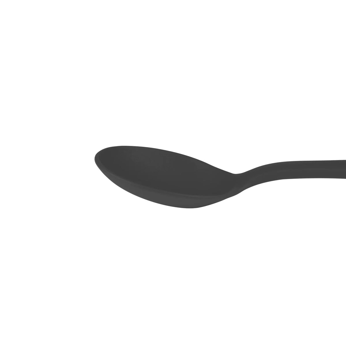 Close-up of the Charcoal spoon bowl from the side