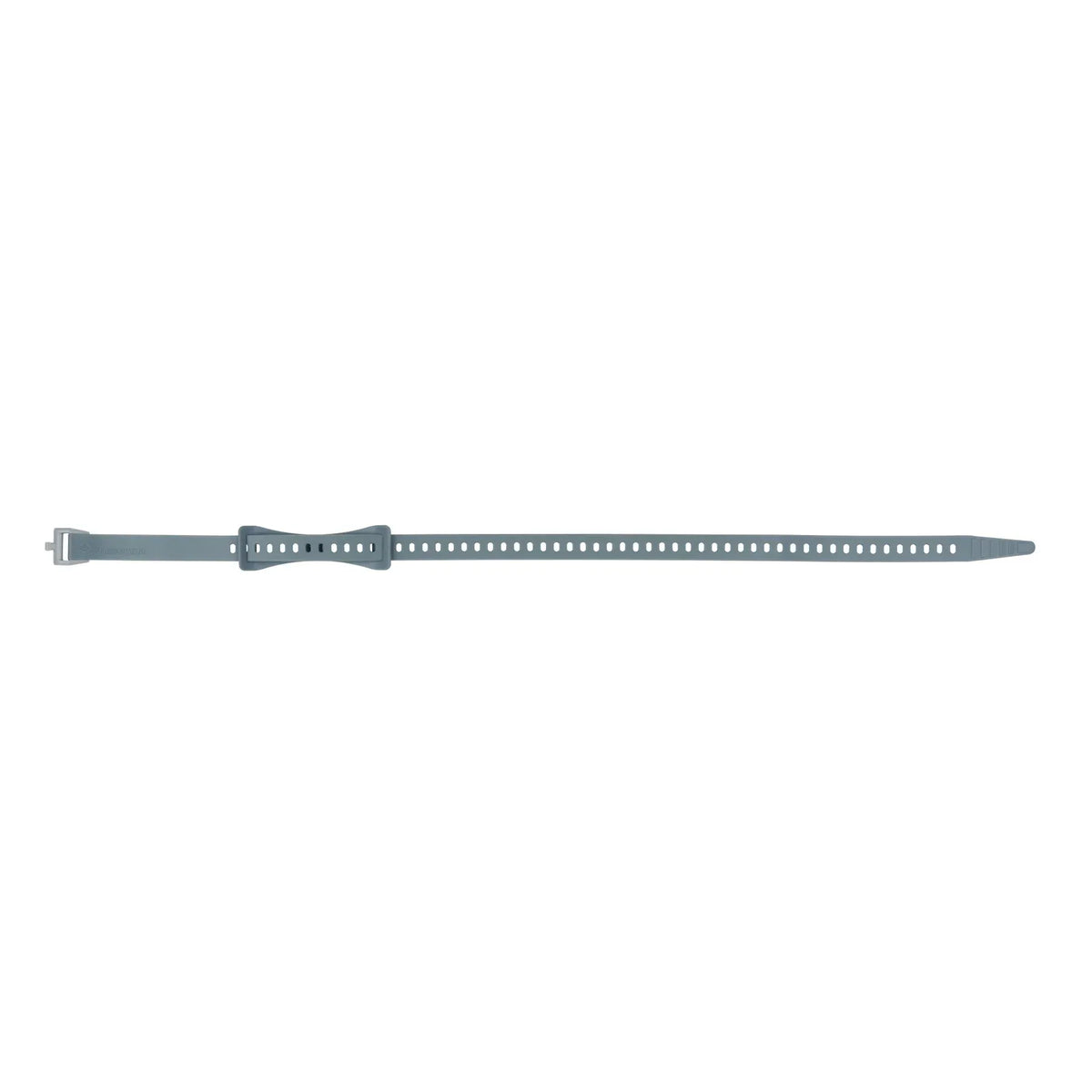 Long Dusk grey Stretch-Loc 20mm strap laid flat on white