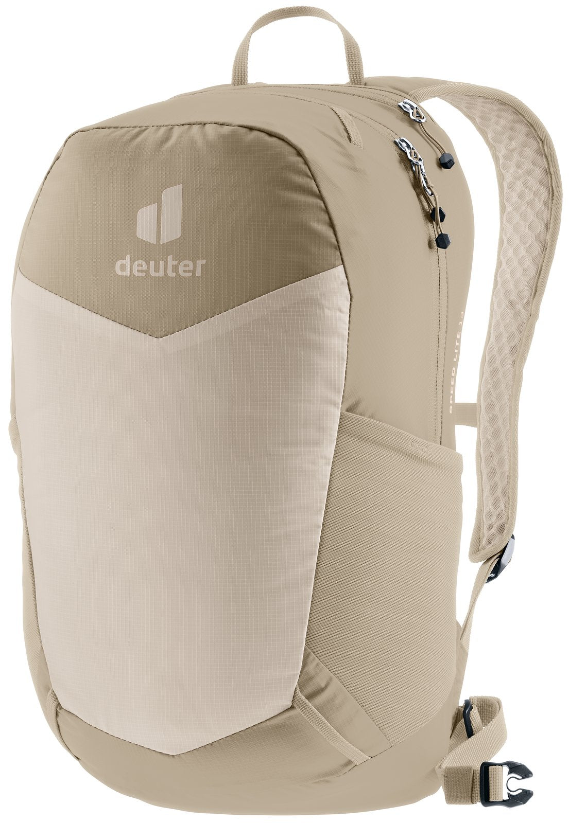 Deuter Speed Lite 13 in Alu Greystone, sand and beige front three-quarter view