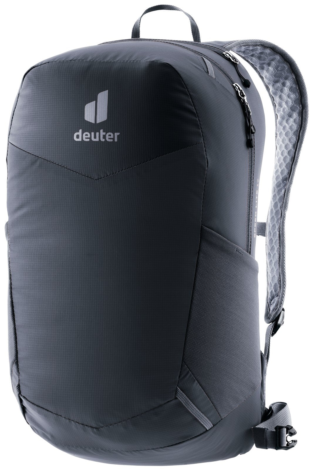 Deuter Speed Lite 17 hiking daypack in Black, front three-quarter view