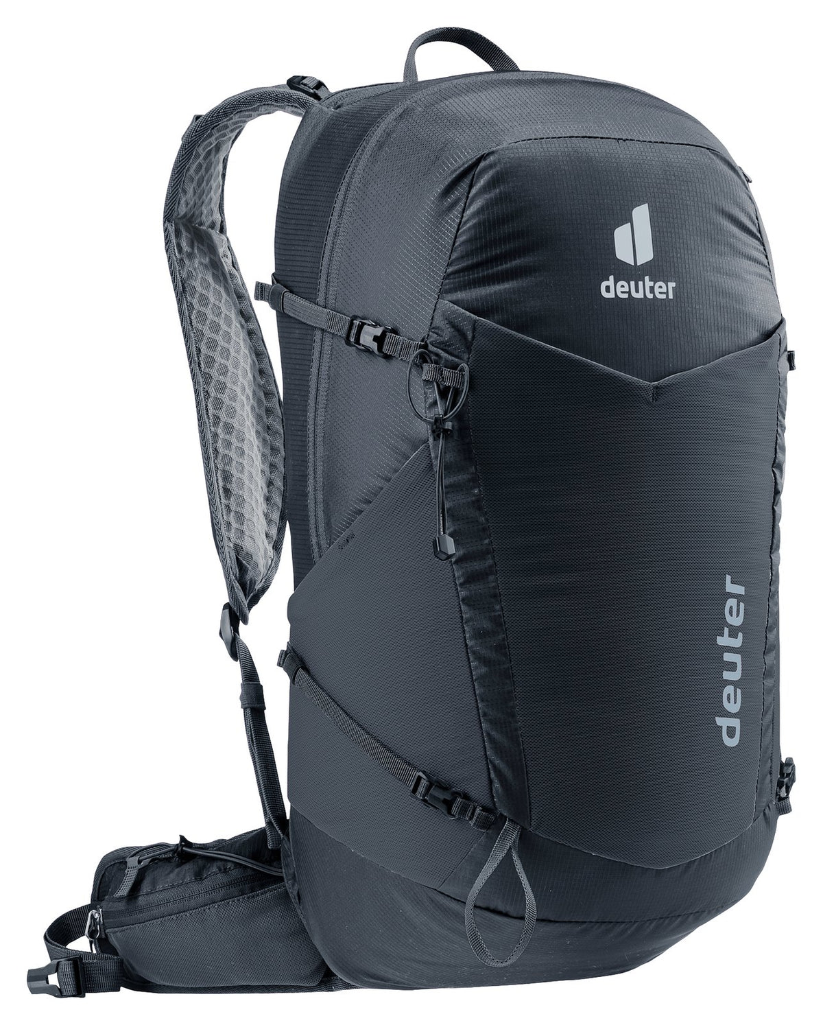 Deuter Speed Lite Pro 23 SL in Black, front three-quarter view from the other side