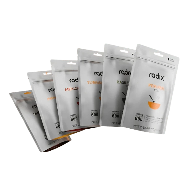 Radix Dehydrated Meals 6 Pack (600 kcal) / Variety Pack / 9.0 Original Meals starter_original_600