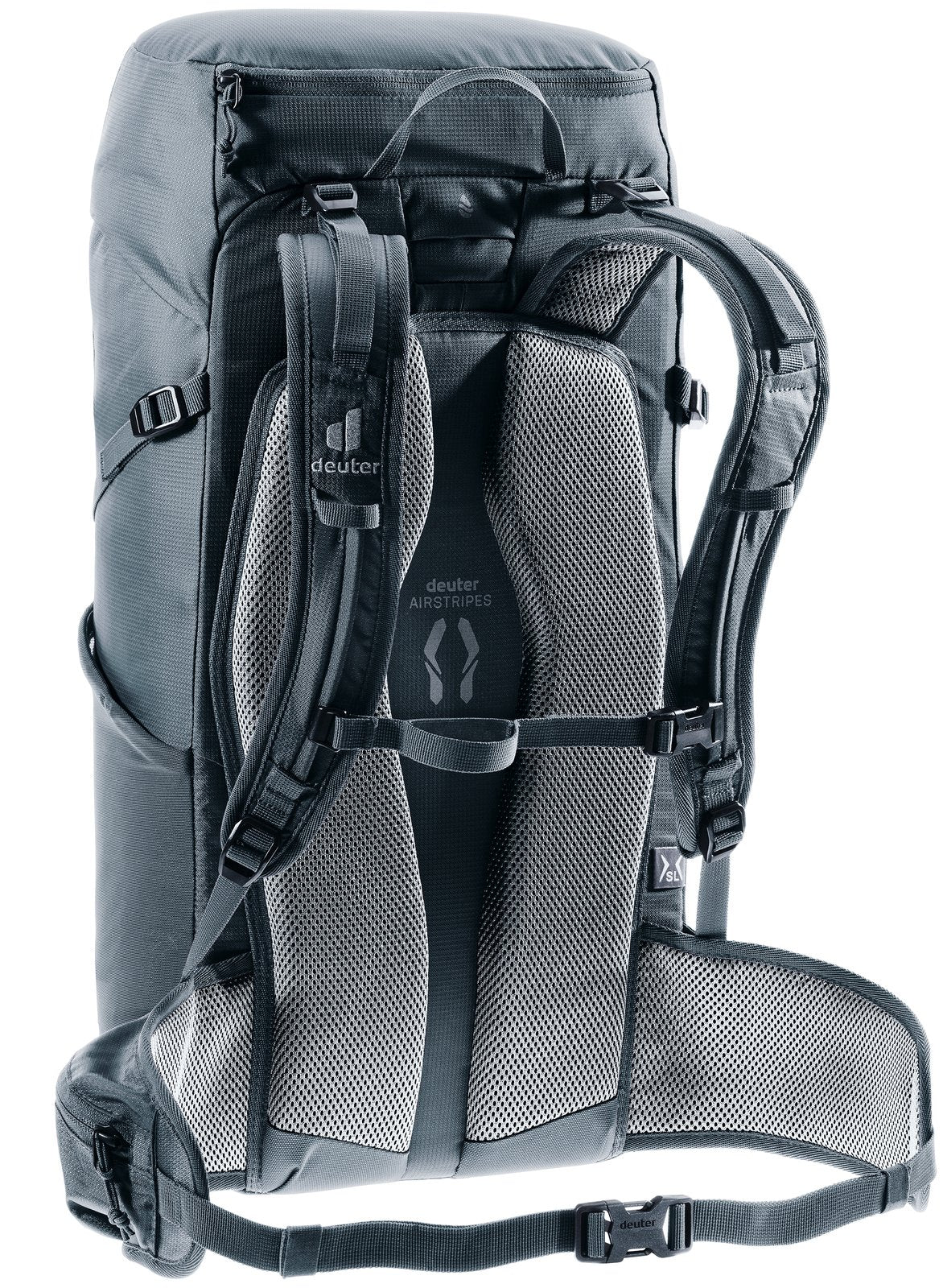 Deuter Telatie 24 SL rear three-quarter view of the harness and sternum strap