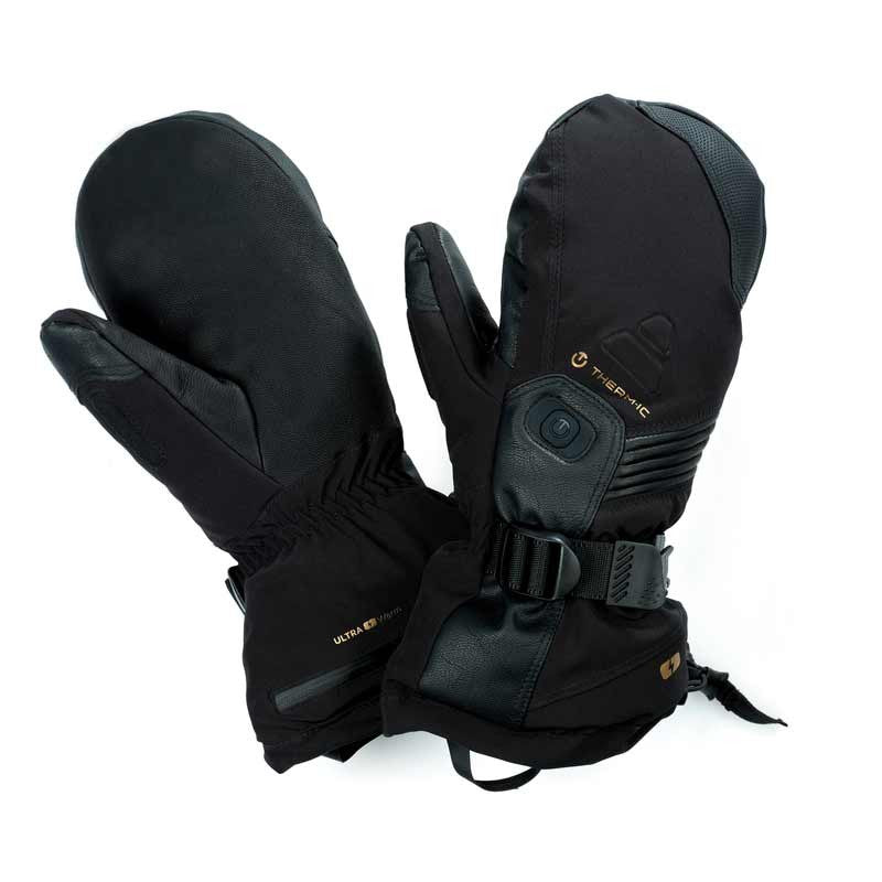 Therm-ic Heated Gloves Ultra Heat Boost Mittens Mens