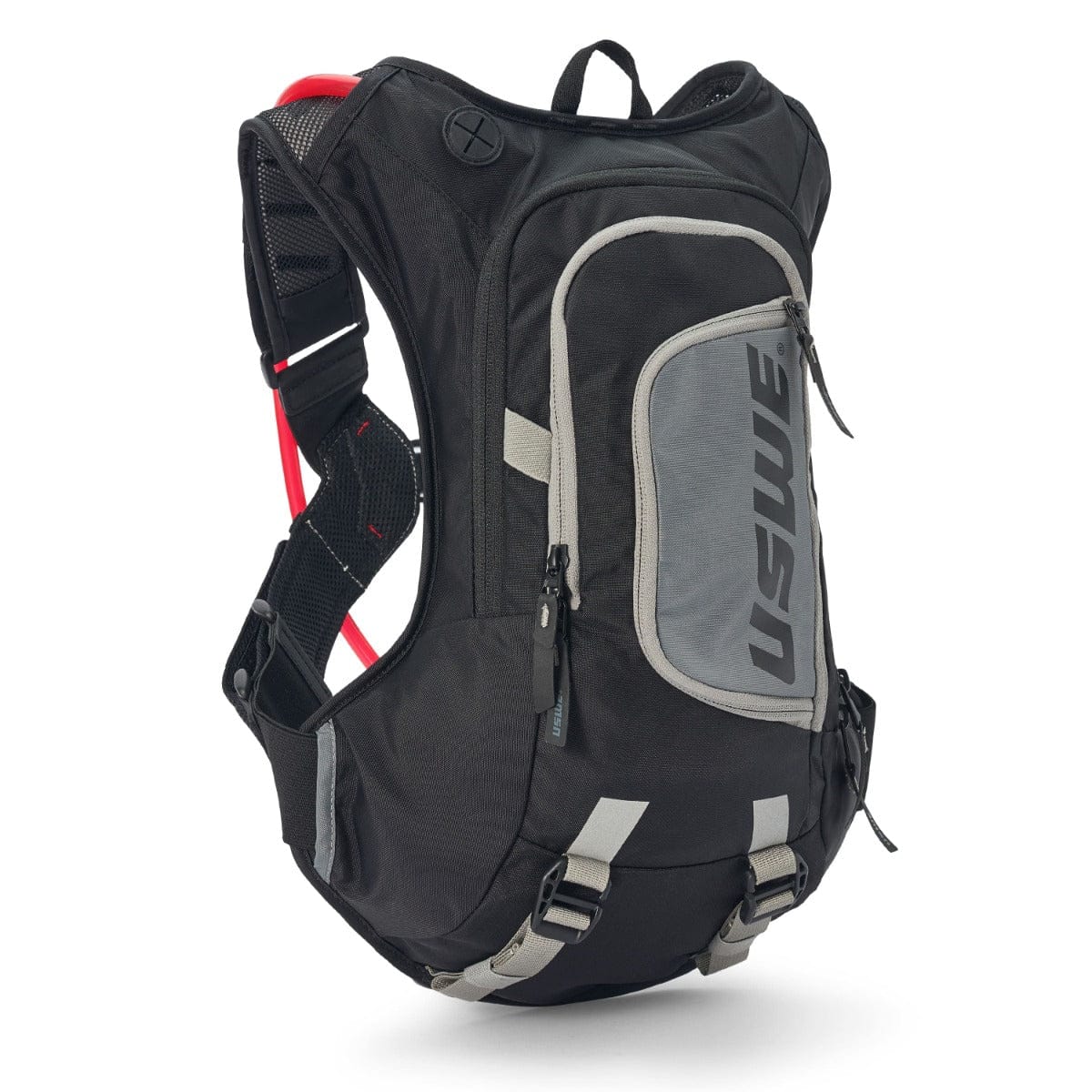 USWE Hydration Pack Black/Grey Raw 8L Dirt Biking Hydration 208059001