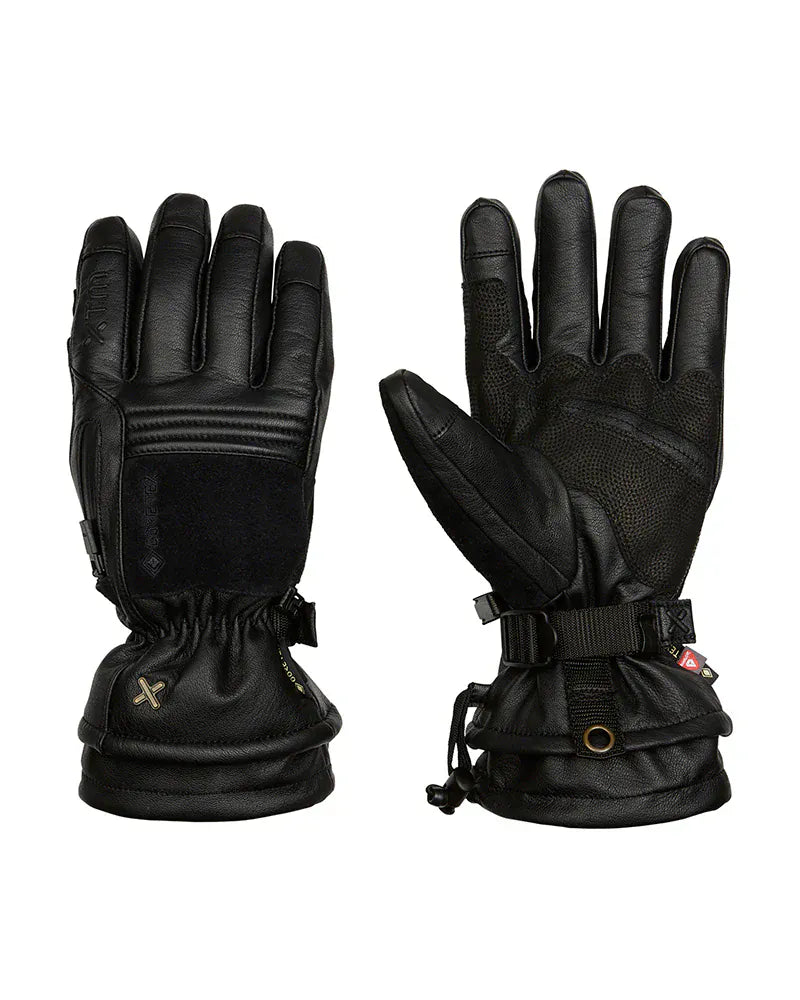 XTM Performance Gloves Black / XS Everest II Leather Gore-tex Ski Glove DU035-BLK-XS
