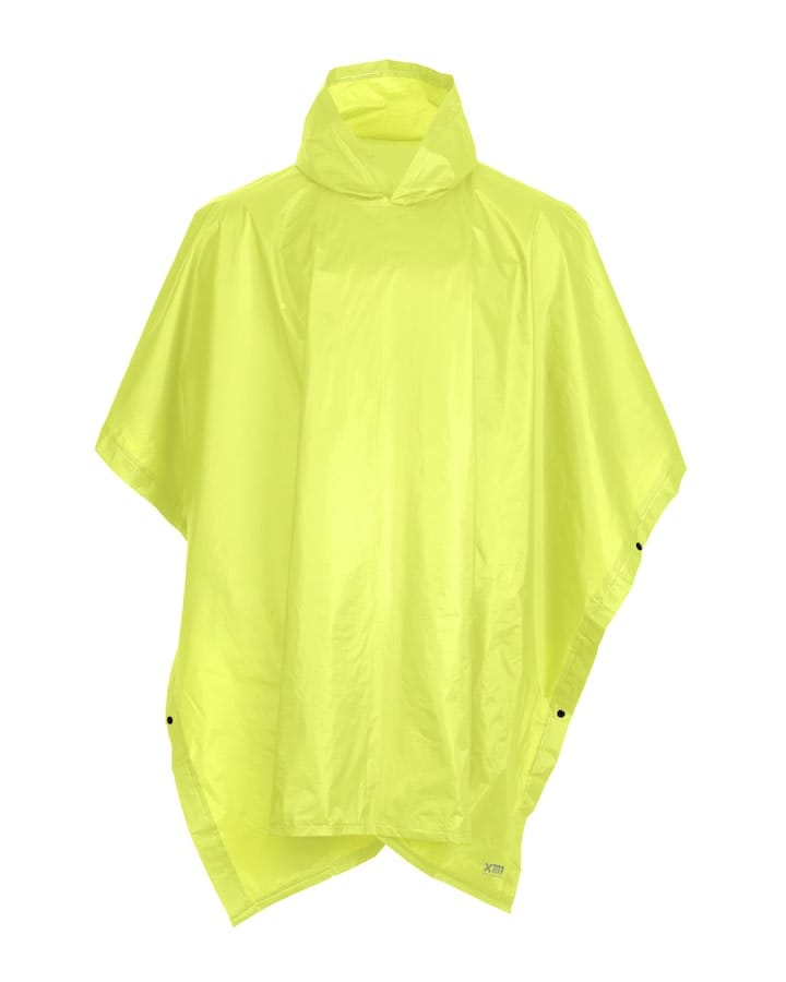 XTM Performance Ponchos Fluoro Yellow Stash Packable Rain Poncho RU007-FLY-1SZ